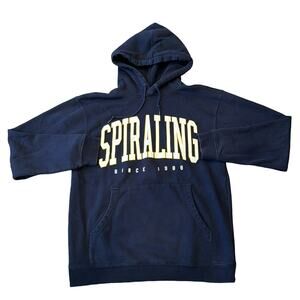 Shane Dawson Men's Spiraling Pullover Hoodie Navy Size M